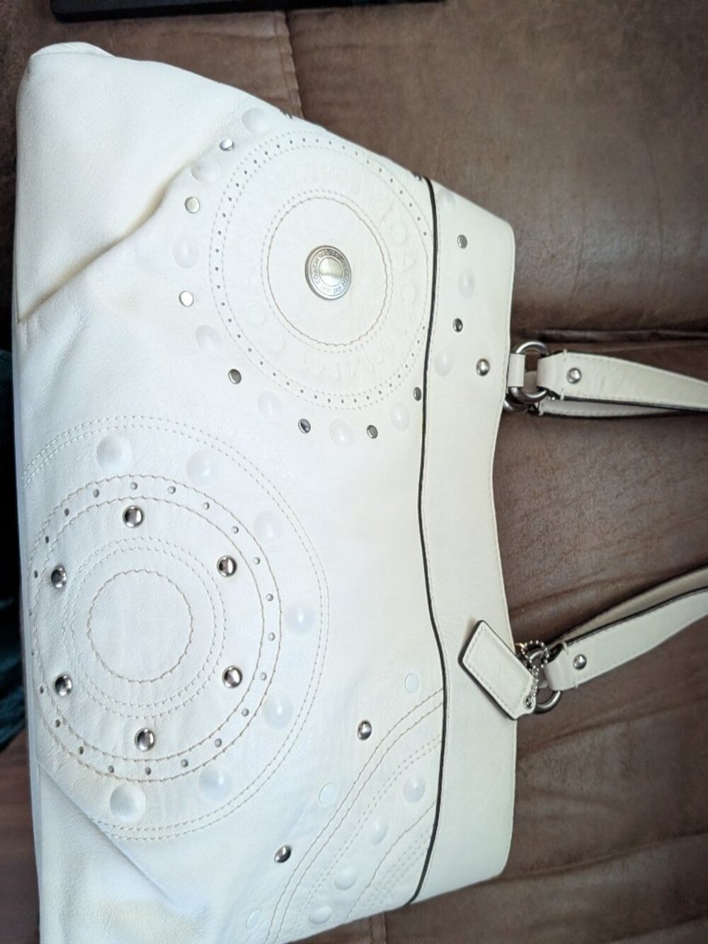 Coach Off-White Carryall with Wallet